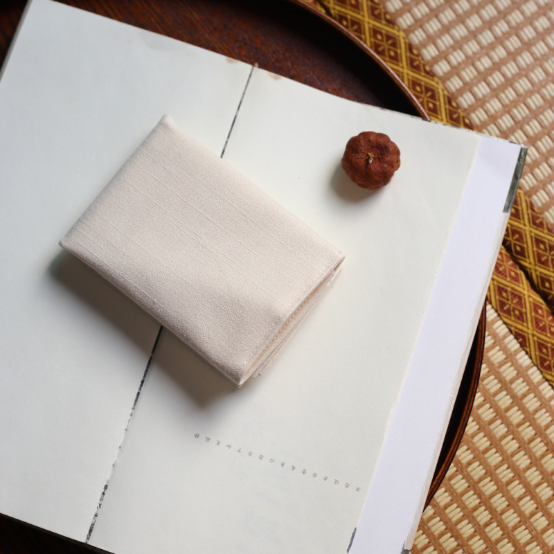 Tēja dvielis, divslāņu ar bambusa rakstu, no tīras kokvilnas, 70 g, slub pavedienu tekstūra