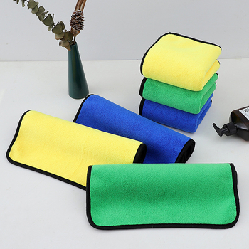 Autómosó törölköző korall fleece anyagból, 500 g, kevert fonal, szegélyezés, logónyomtatás lehetséges