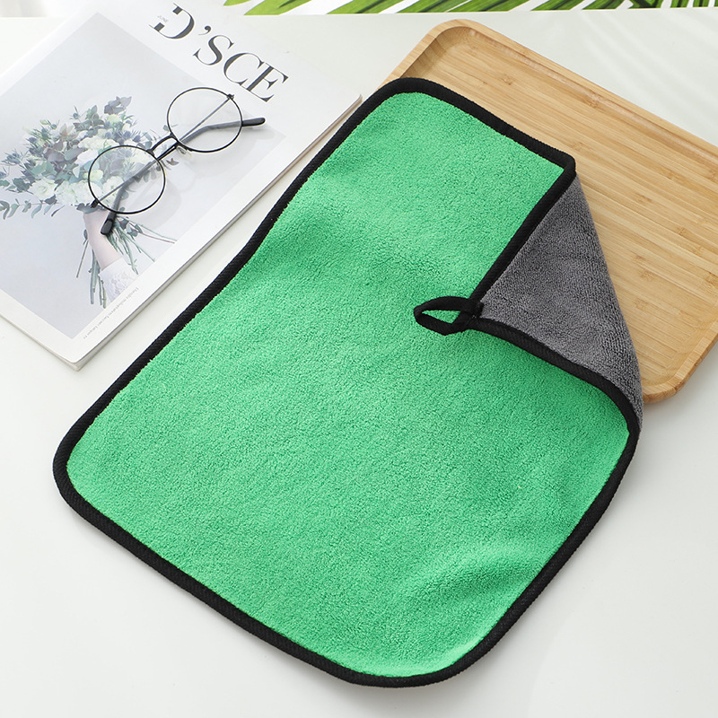 Autómosó törölköző korall fleece anyagból, 500 g, kevert fonal, szegélyezés, logónyomtatás lehetséges