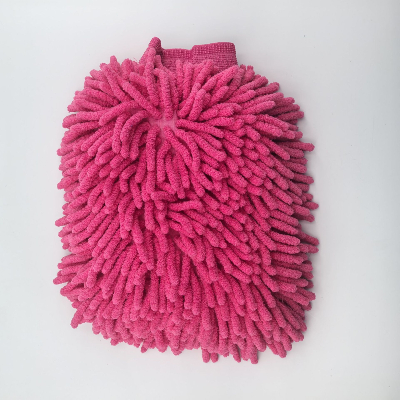 Chenille autómosó kesztyű - Multifunkcionális autó törölköző, 95 g, logónyomtatás elérhető