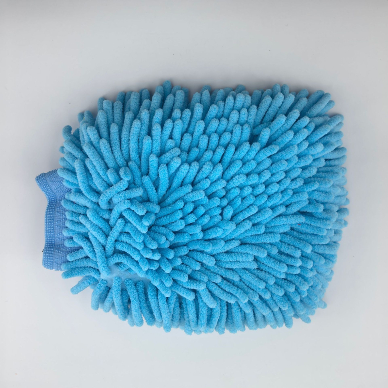 Chenille autómosó kesztyű - Multifunkcionális autó törölköző, 95 g, logónyomtatás elérhető