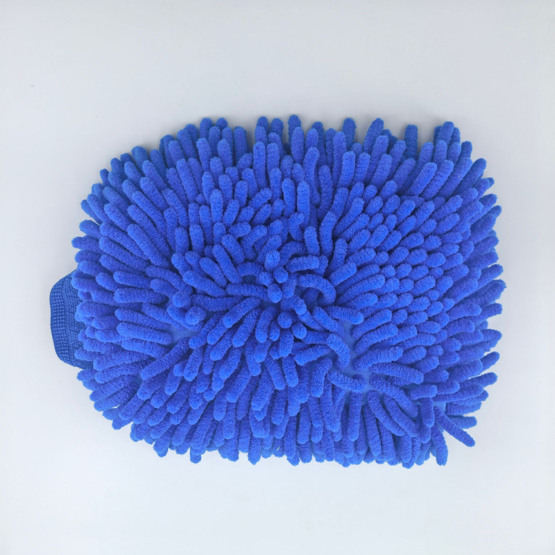 Chenille autómosó kesztyű - Multifunkcionális autó törölköző, 95 g, logónyomtatás elérhető