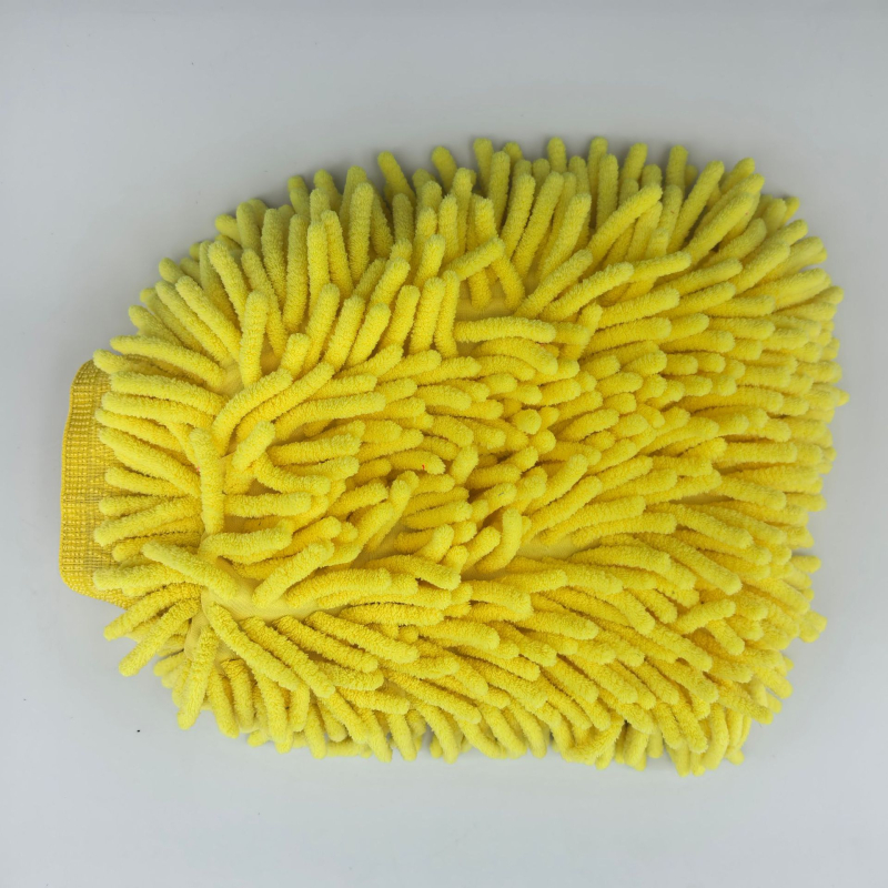 Chenille autómosó kesztyű - Multifunkcionális autó törölköző, 95 g, logónyomtatás elérhető