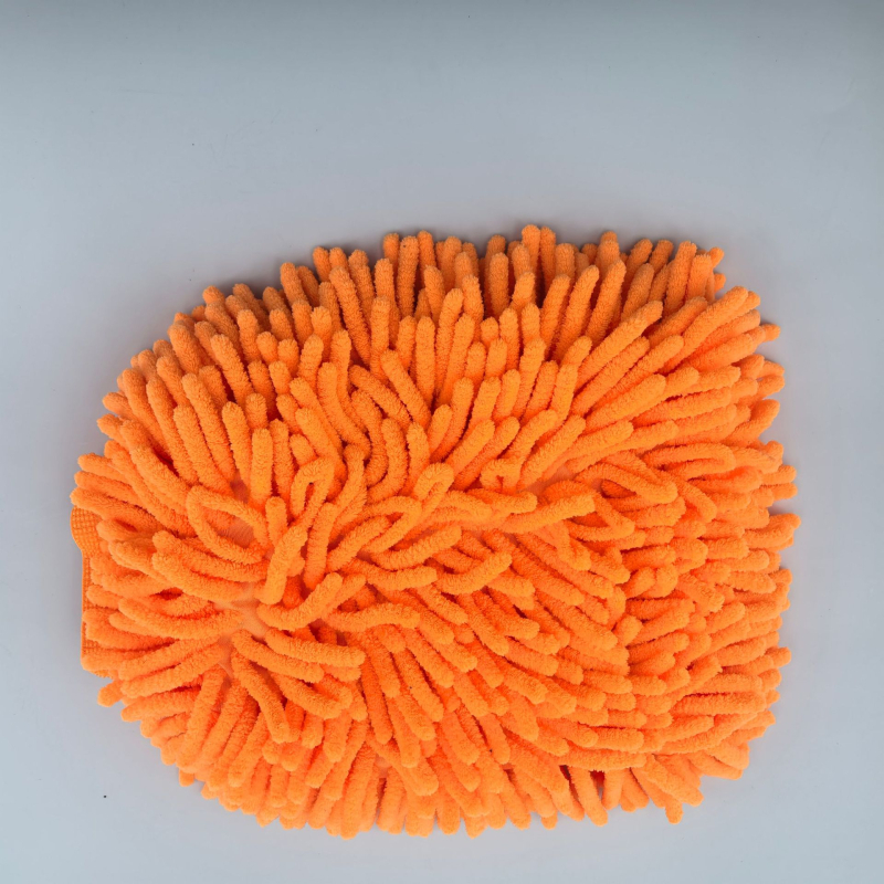 Chenille autómosó kesztyű - Multifunkcionális autó törölköző, 95 g, logónyomtatás elérhető