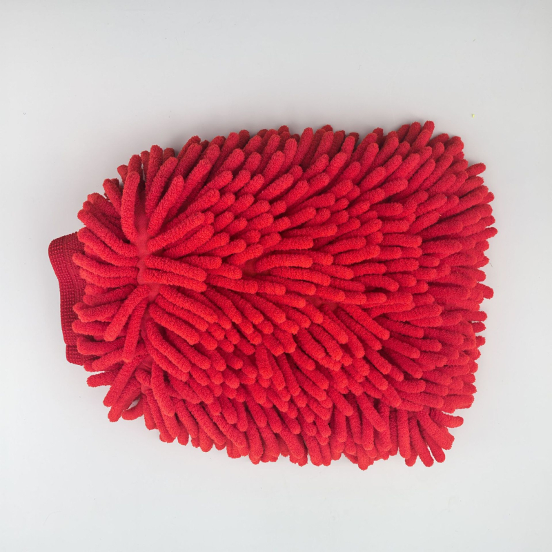 Chenille autómosó kesztyű - Multifunkcionális autó törölköző, 95 g, logónyomtatás elérhető