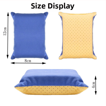 Bloc de burete auto cu fibre ultra-fine, velur pe ambele fețe, nețesut, pentru curățarea geamurilor și defogare