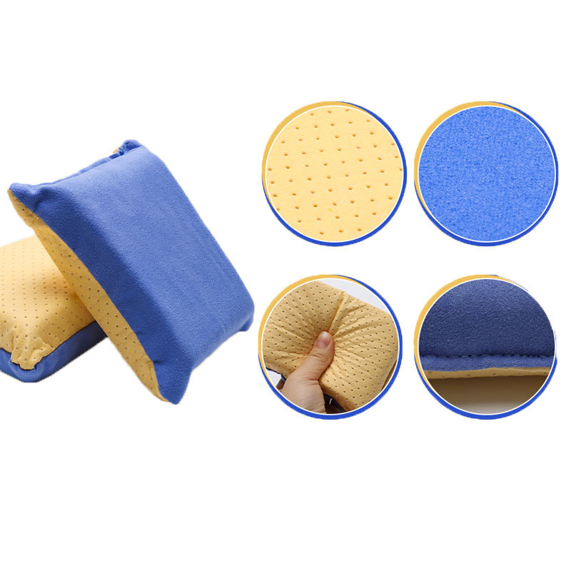 Bloc de burete auto cu fibre ultra-fine, velur pe ambele fețe, nețesut, pentru curățarea geamurilor și defogare