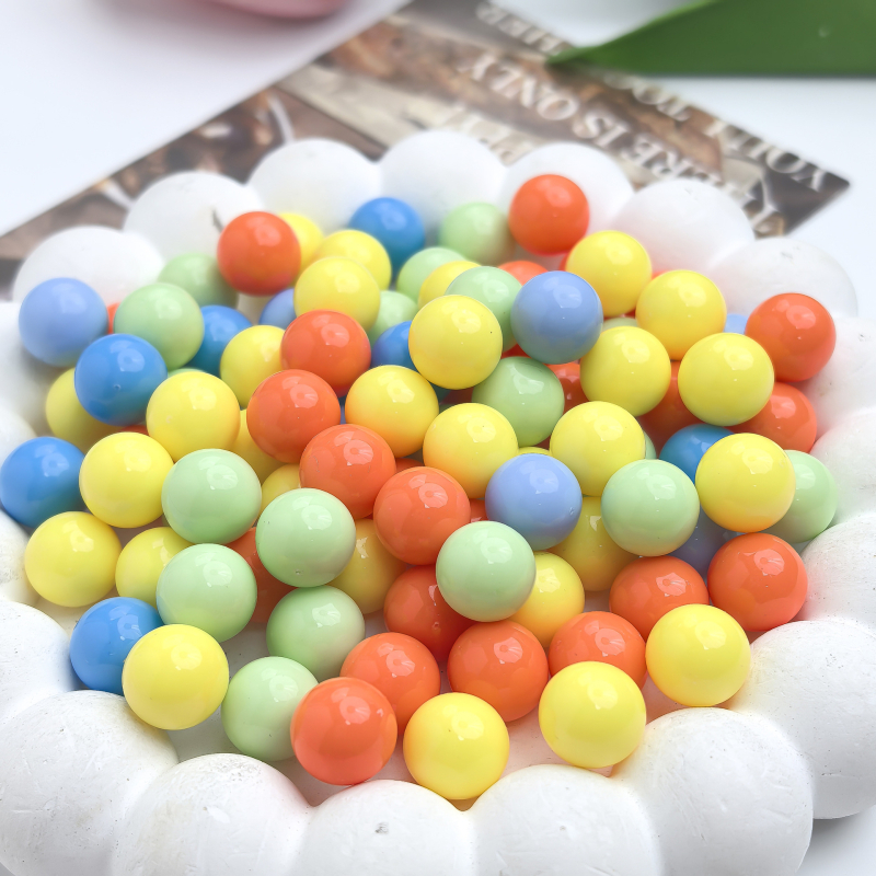 6–20 mm akrilne jednobojne okrugle perle bez rupa, perle za DIY nakit, plastične kuglice za djecu