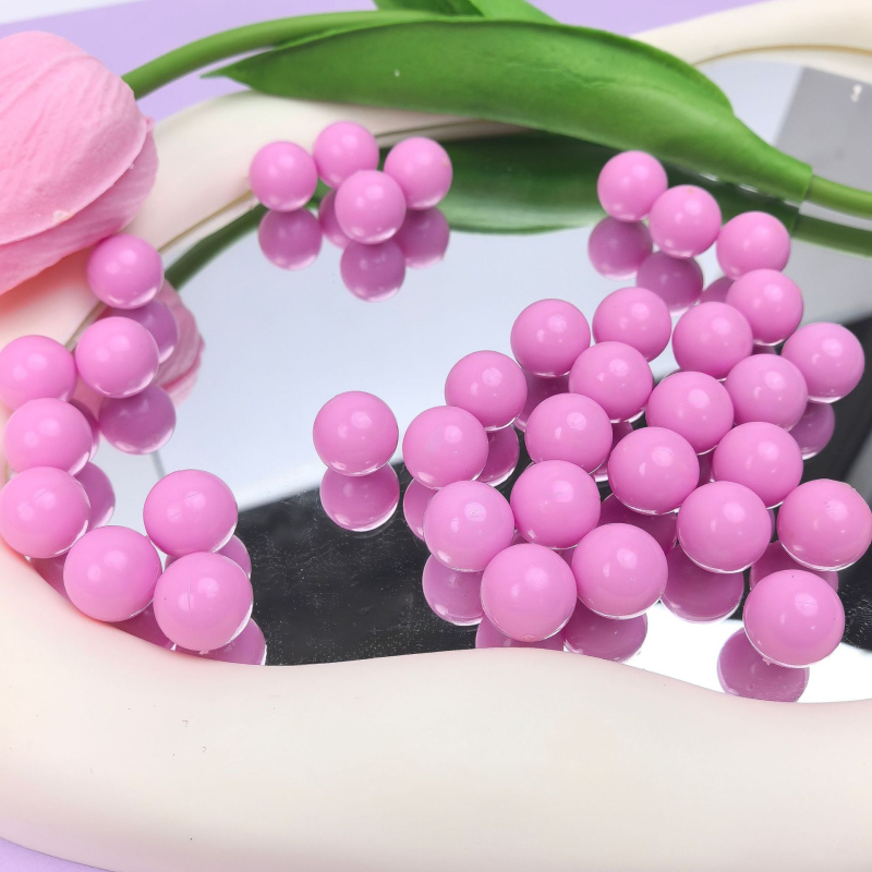 6–20 mm akrilne jednobojne okrugle perle bez rupa, perle za DIY nakit, plastične kuglice za djecu