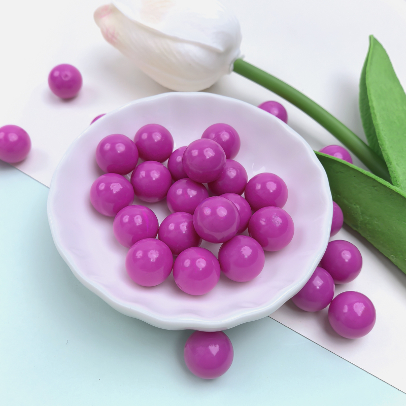 6–20 mm akrilne jednobojne okrugle perle bez rupa, perle za DIY nakit, plastične kuglice za djecu