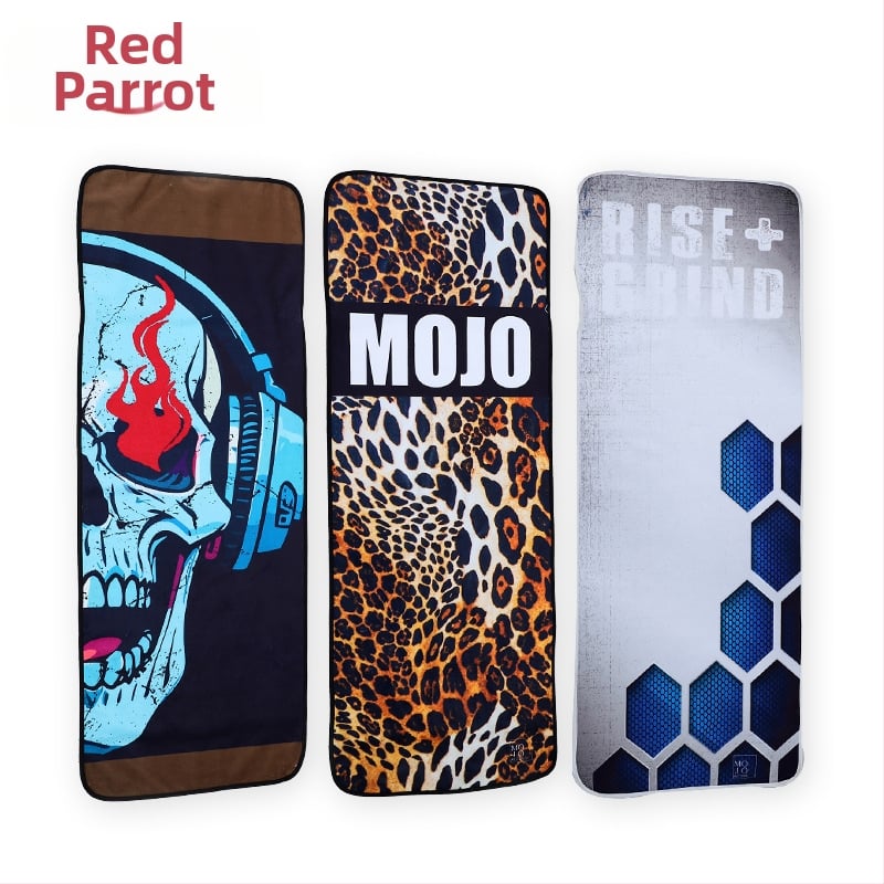 Sporta dvieļa ar izdrukātu logotipu, pielāgojams, kokvilnas un poliestera maisījums, 450 g, ūdens uzsūkšana 0–5 s