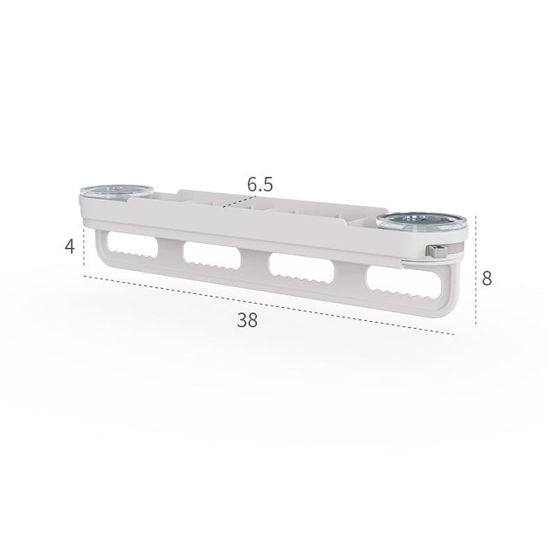 Kelnių laikiklis drabužių spintai su ištraukiamu mechanizmu, PP medžiaga, pakuotėje 50 vnt., nepriklausomas gamintojas, spausdintas logotipas