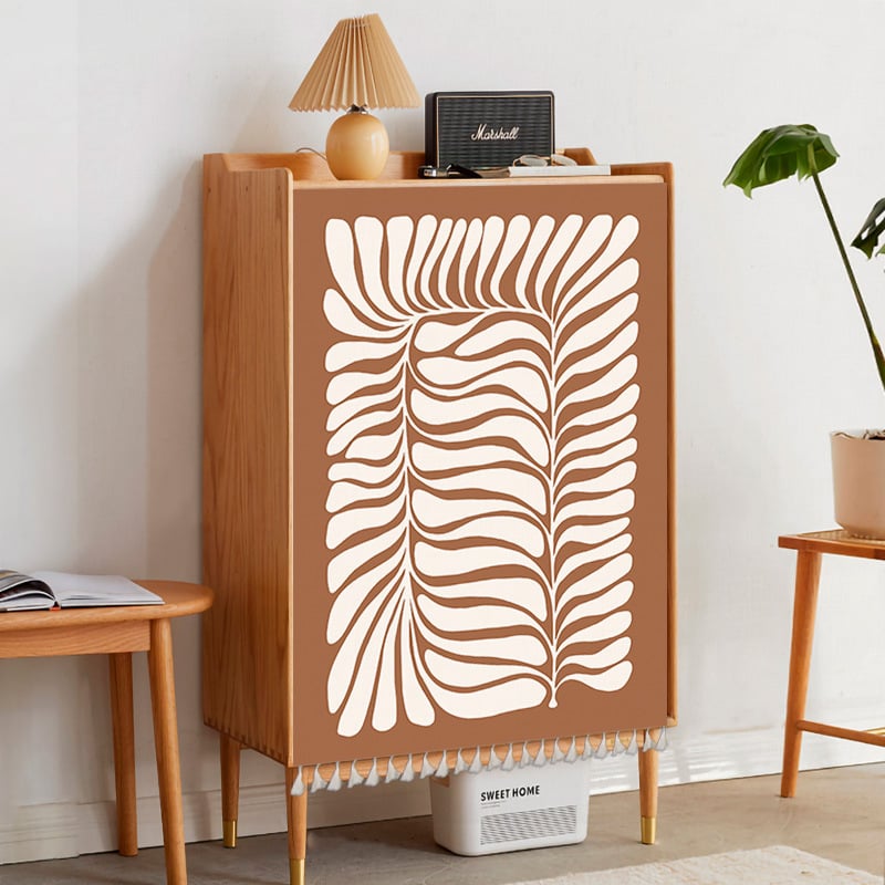 Poliészter textil ajtófüggöny a szekrényhez, porvédett, lyukmentes, nappalira, hálószobába és előszobába, modern minimál stílus