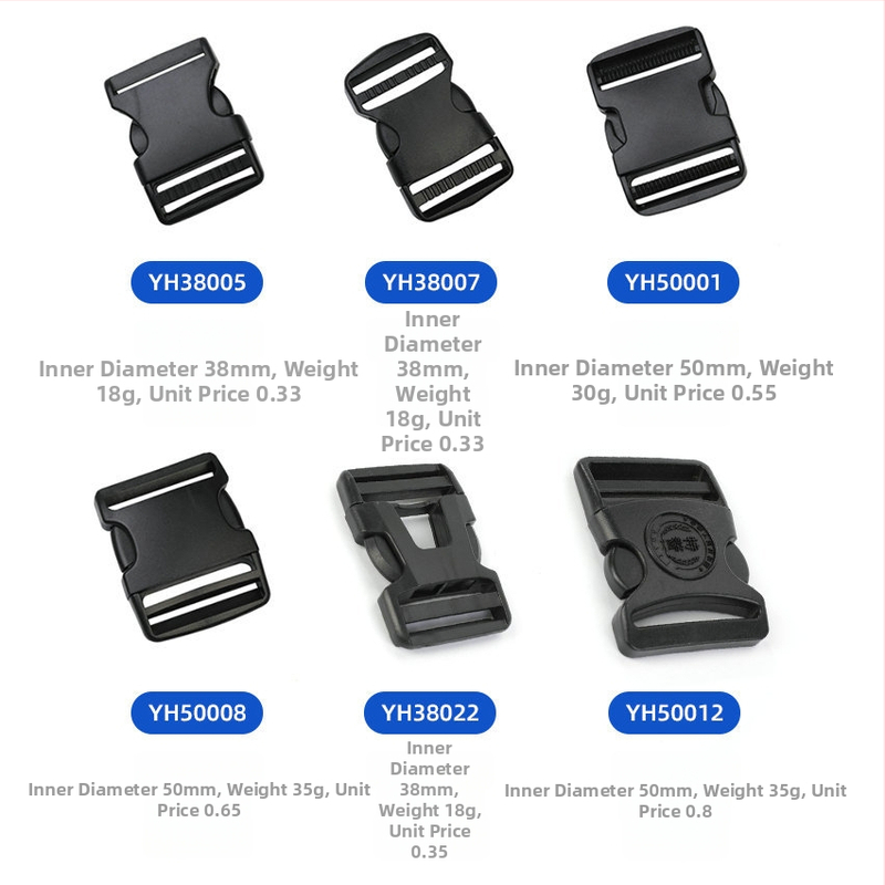 Nastaviteľná plastová spona POM pre batohy – príslušenstvo pre batožinu, Yonghang, licencovaná súkromná značka