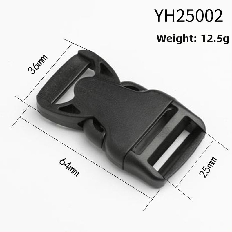 Ρυθμιζόμενη πλαστική αγκράφα POM για σακίδια – αξεσουάρ αποσκευών, Yonghang, ιδιωτική ετικέτα με άδεια