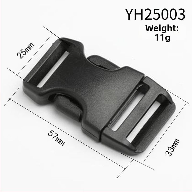 Ρυθμιζόμενη πλαστική αγκράφα POM για σακίδια – αξεσουάρ αποσκευών, Yonghang, ιδιωτική ετικέτα με άδεια