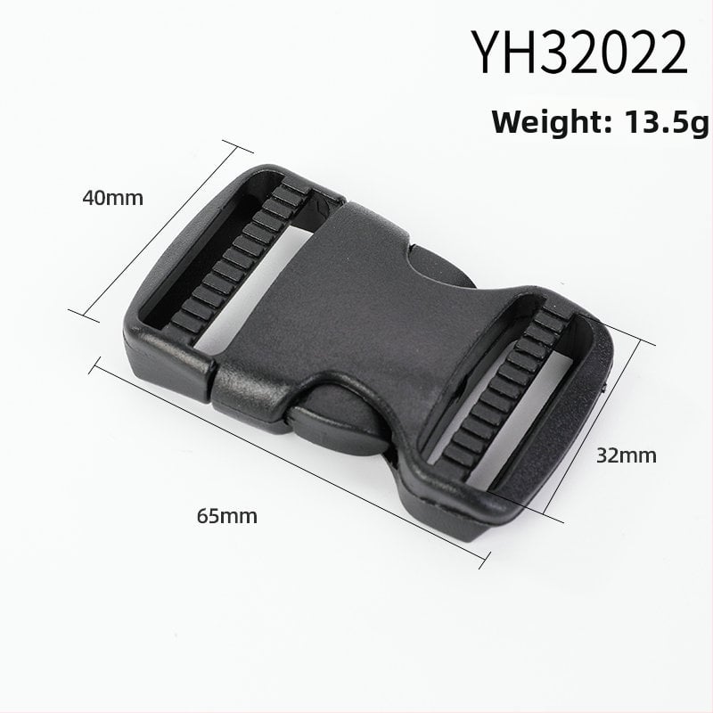 Ρυθμιζόμενη πλαστική αγκράφα POM για σακίδια – αξεσουάρ αποσκευών, Yonghang, ιδιωτική ετικέτα με άδεια