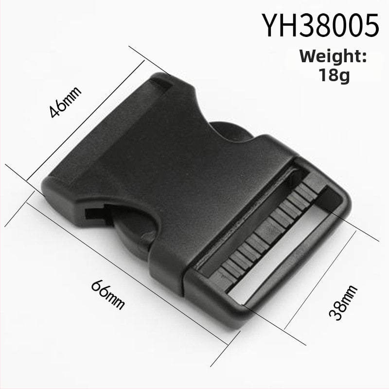 Ρυθμιζόμενη πλαστική αγκράφα POM για σακίδια – αξεσουάρ αποσκευών, Yonghang, ιδιωτική ετικέτα με άδεια