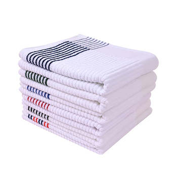 Golf törölköző klubok és labdák tisztítására, 100% pamut, 200-300 g, logó nyomtatás és hímzés lehetséges, jacquard feldolgozás