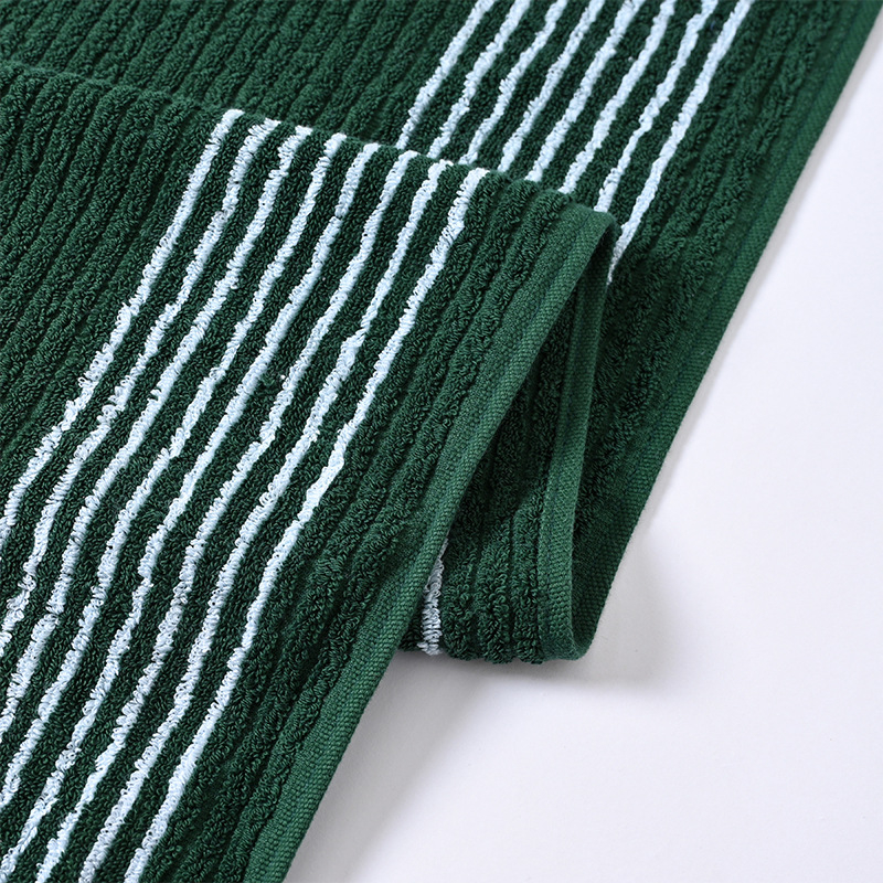 Golf törölköző klubok és labdák tisztítására, 100% pamut, 200-300 g, logó nyomtatás és hímzés lehetséges, jacquard feldolgozás