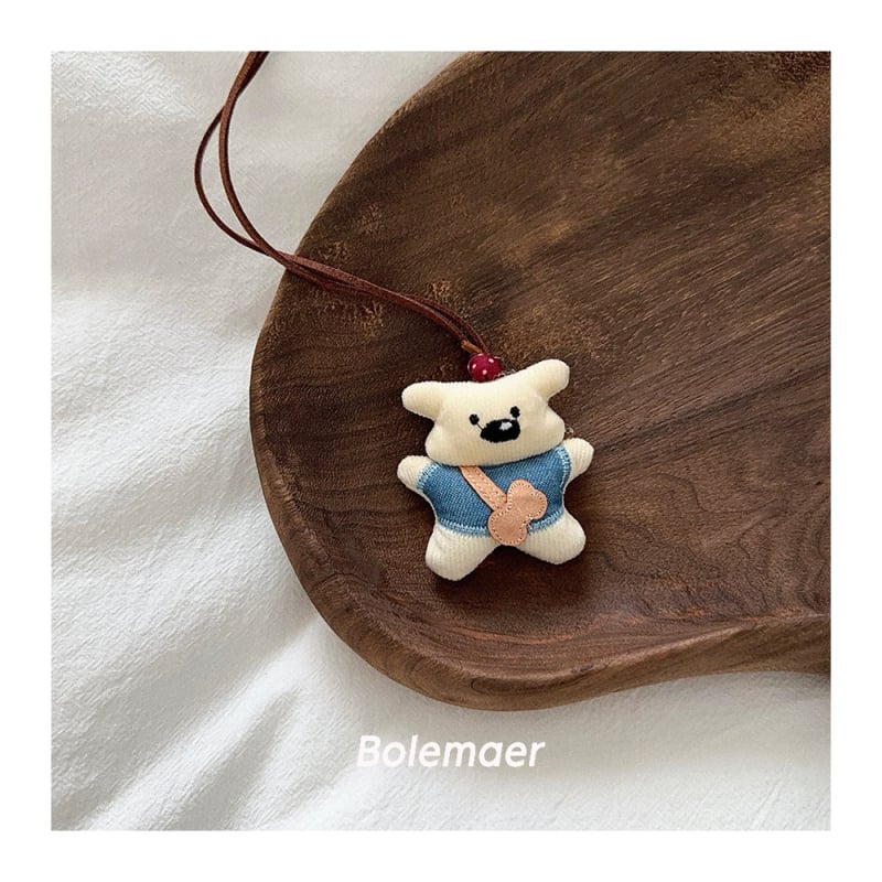 Kézzel készített textil nyaklánc gyerekeknek, gyerek alakú, egyedi csomagolás, 2025 téli megjelenés