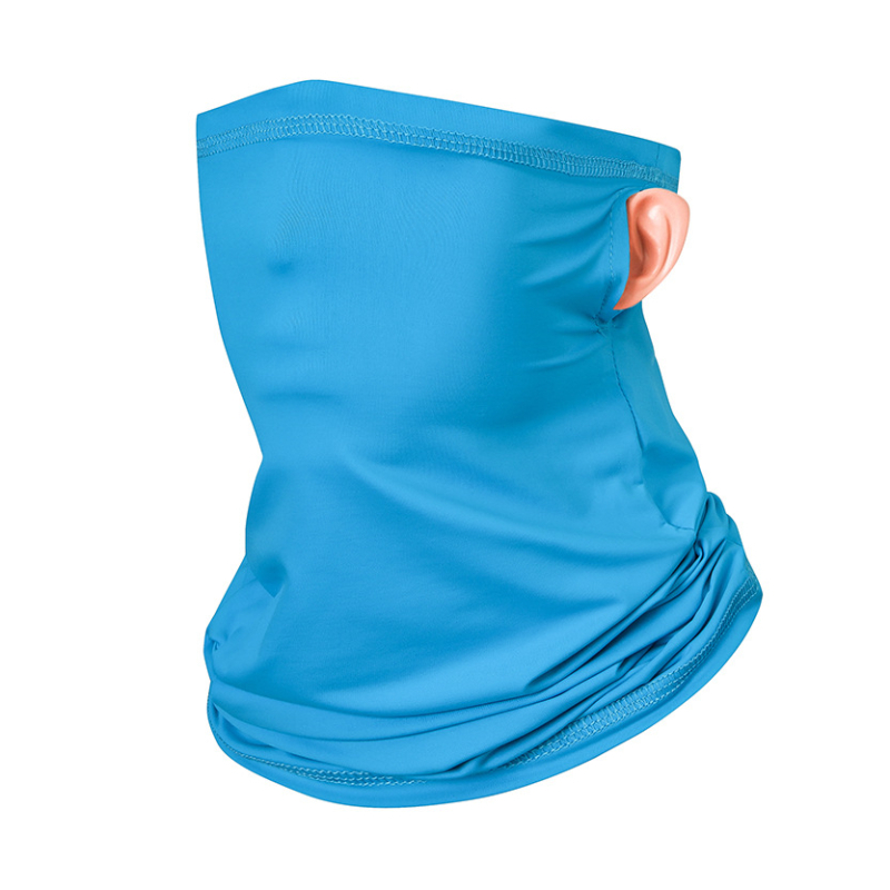 Ārējā galvas šalle no ledus zīda materiāla, universāla, piemērota velosporta un motosportam, ar pielāgotu logotipu