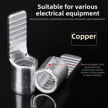 Vario plokštės blade-tip terminālais blokas – įterpiamas kaištis, varinis galo, vielos jungtis