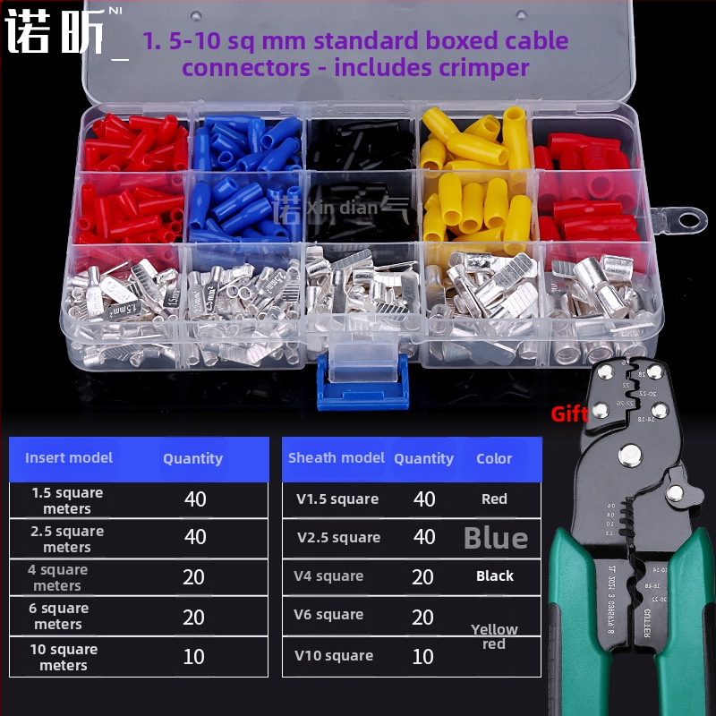 Vario plokštės blade-tip terminālais blokas – įterpiamas kaištis, varinis galo, vielos jungtis