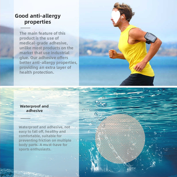 Vīriešu sprauslu plāksteri – neausta auduma, plāni, bez pēdām, South Star