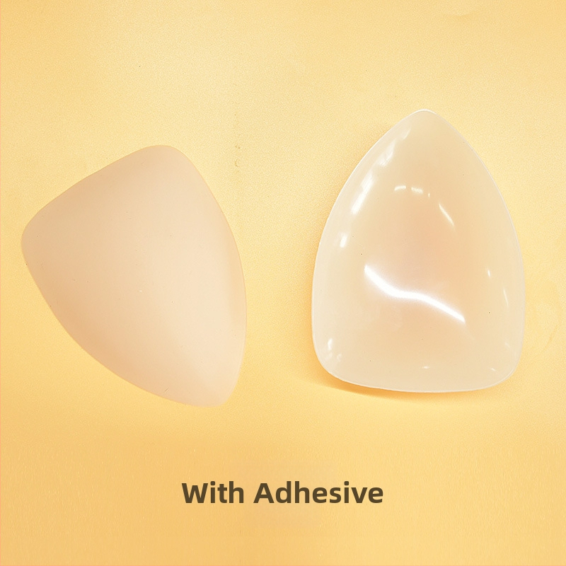 Trīsstūrveida silikona krūšu plāksteri - nepamanāmi, plāni, spīdīgi, pašlīmējoši