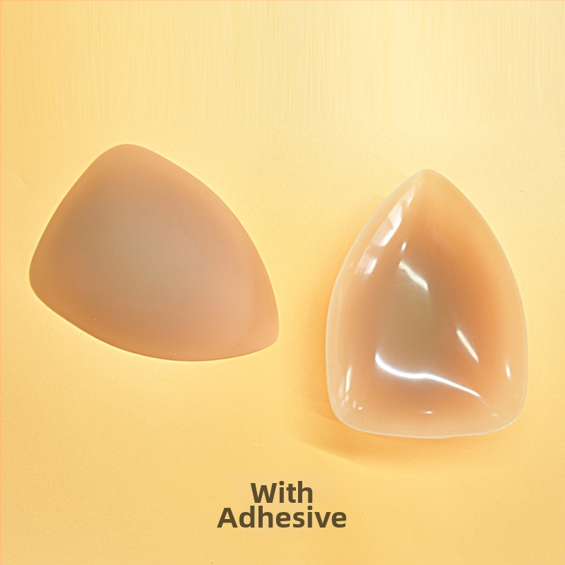 Trīsstūrveida silikona krūšu plāksteri - nepamanāmi, plāni, spīdīgi, pašlīmējoši