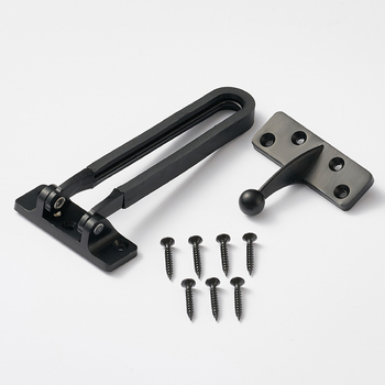 Durvju aizslēga mehānisms ar pretzādzības ķēdi (modeļa FDK, tipa A slēdzis, cinka sakausējums, pulēts/elektroplātēts pārklājums, moderns un vienkāršs stils)