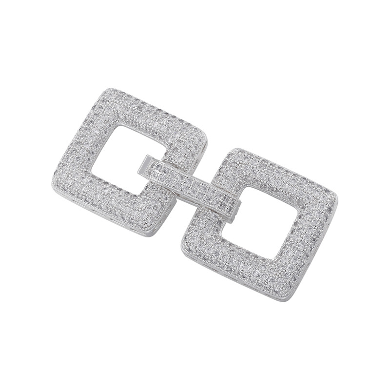 DIY kopča za narukvice i lančiće, bakar, cirkon premaz, VK182-186, Bead buckle