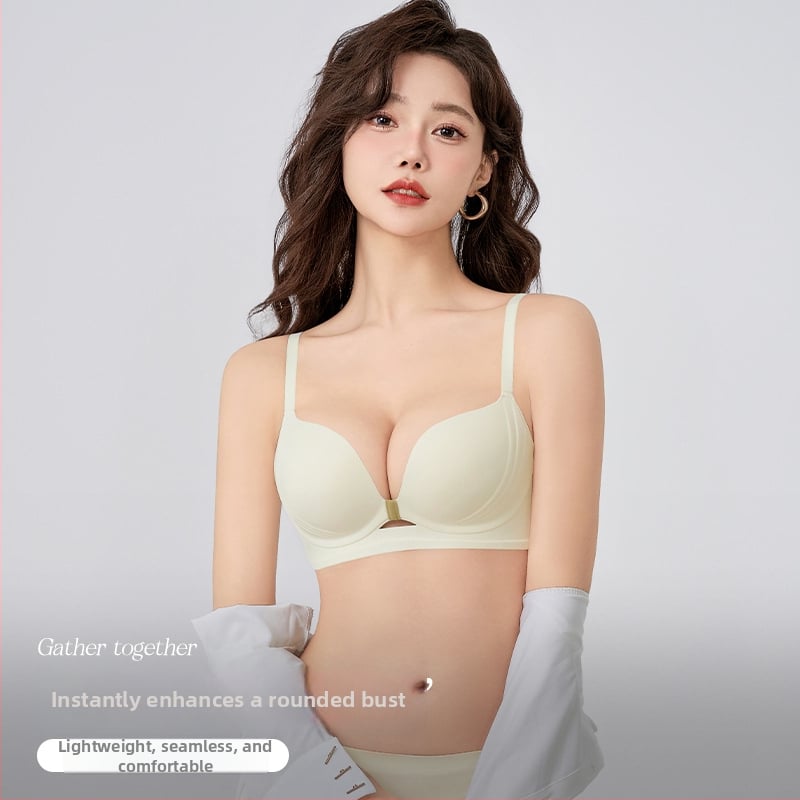 Sieviešu krūšturis ar 3/4 kausu, bez tērauda gredzenīša, neilona audums, mugurējā četrrindu āķu aizdare, fiksētas dubultās plecu lentes