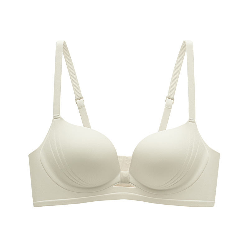 Sieviešu krūšturis ar 3/4 kausu, bez tērauda gredzenīša, neilona audums, mugurējā četrrindu āķu aizdare, fiksētas dubultās plecu lentes