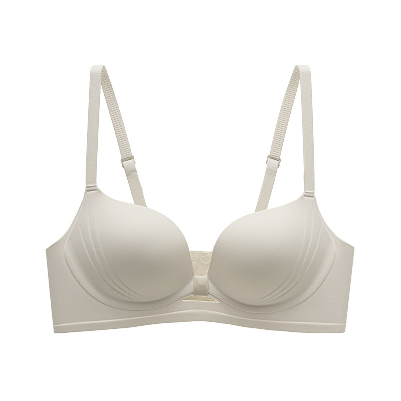 Sieviešu krūšturis ar 3/4 kausu, bez tērauda gredzenīša, neilona audums, mugurējā četrrindu āķu aizdare, fiksētas dubultās plecu lentes