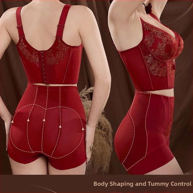 Bezvadu push‑up krūšturis sievietēm komplekts – 3/4 kauss, veidots kauss (augšējais plāns, apakšā biezāks), neilona audums ar odere, 8 āķu aizdare, fiksēti pleci, ķermeņa veidošana