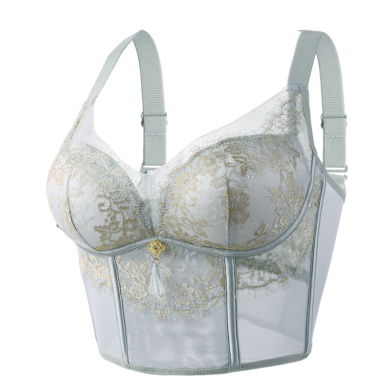 Bezvadu push‑up krūšturis sievietēm komplekts – 3/4 kauss, veidots kauss (augšējais plāns, apakšā biezāks), neilona audums ar odere, 8 āķu aizdare, fiksēti pleci, ķermeņa veidošana