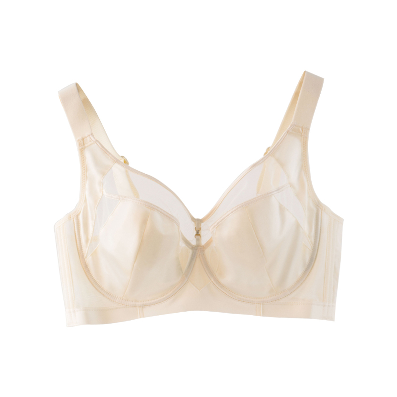 Sieviešu krūštura komplekts, viegls bezšuvju dizains (3/4 kauss, plāni formētie kausi, fiksēti dubultie siksnas)