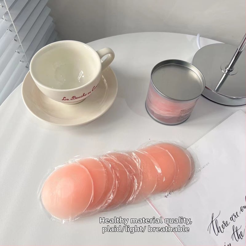 Silikona krūšu uzlīme – apaļas formas speneliem/areolai, plāns, caurspīdīgs, nemanāms