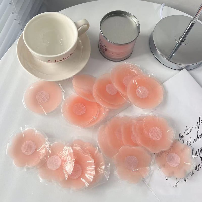 Silikona krūšu uzlīme – apaļas formas speneliem/areolai, plāns, caurspīdīgs, nemanāms