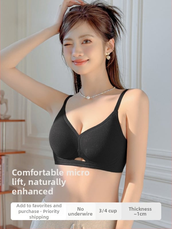 Bezšuvju krūšturis no kokvilnas, 3/4 kauss, elpojošs, dubultas fiksētas siksnas, aizmugurē ar četrām rindām āķīšu