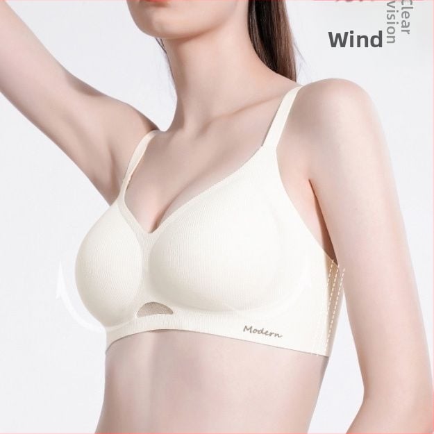 Bezšuvju krūšturis no kokvilnas, 3/4 kauss, elpojošs, dubultas fiksētas siksnas, aizmugurē ar četrām rindām āķīšu