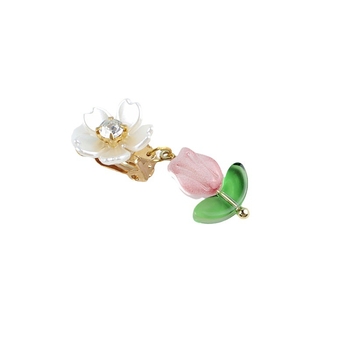 Ausu klipsi — antīka stila, bērnu dizains, sakausējums, roku darbs, Princeses Annas motīvs