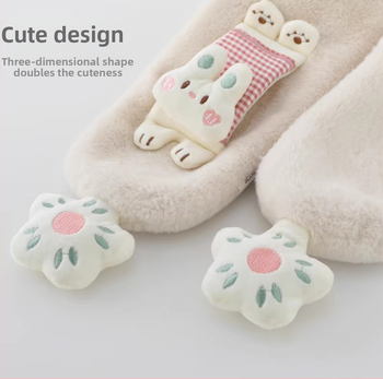 Bērnu šalle, garā josla, karikatūru raksts, poliestera šķiedra, uztur siltumu