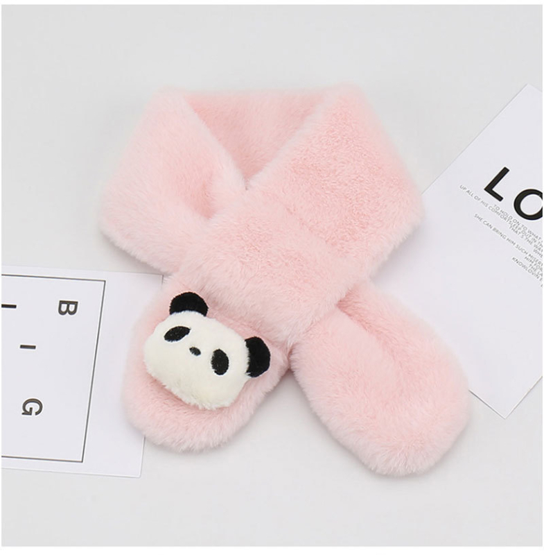 Bērnu šalle, unisex, poliesters, warp adījums, dzīvnieku raksts, karikatūras stils, uztur siltumu.