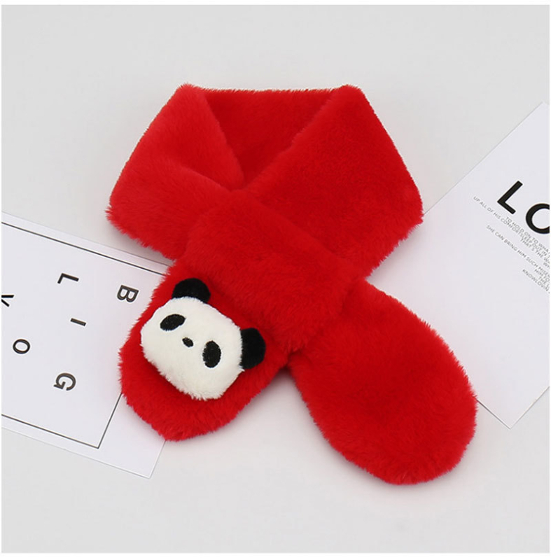 Bērnu šalle, unisex, poliesters, warp adījums, dzīvnieku raksts, karikatūras stils, uztur siltumu.