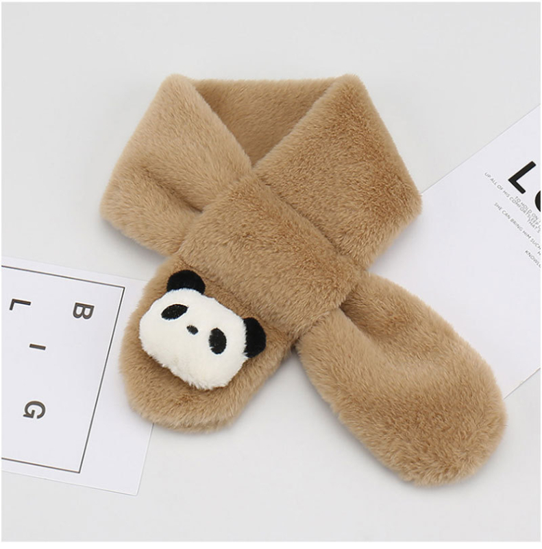 Bērnu šalle, unisex, poliesters, warp adījums, dzīvnieku raksts, karikatūras stils, uztur siltumu.