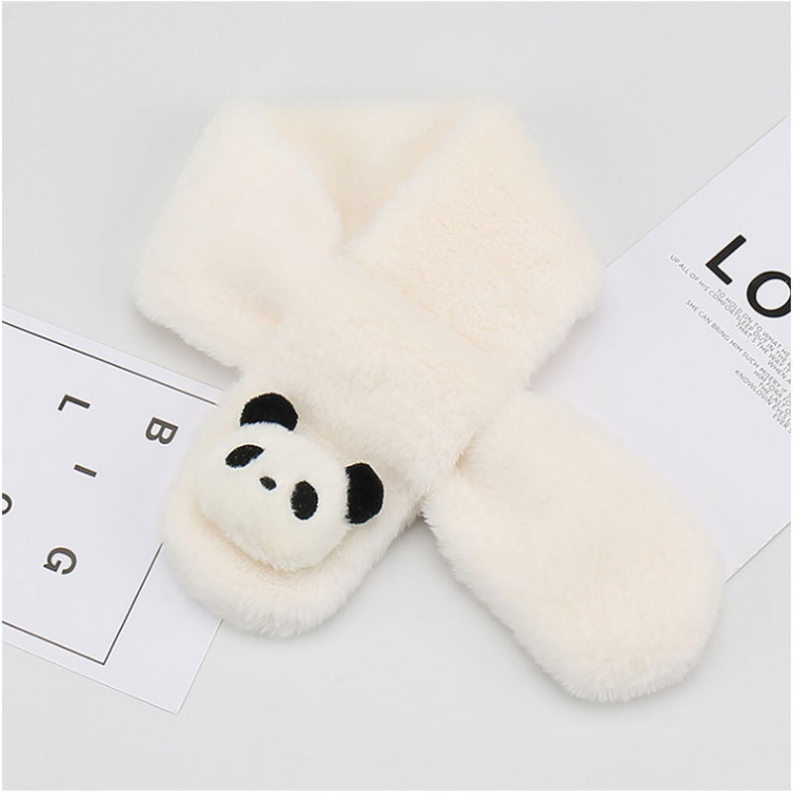 Bērnu šalle, unisex, poliesters, warp adījums, dzīvnieku raksts, karikatūras stils, uztur siltumu.