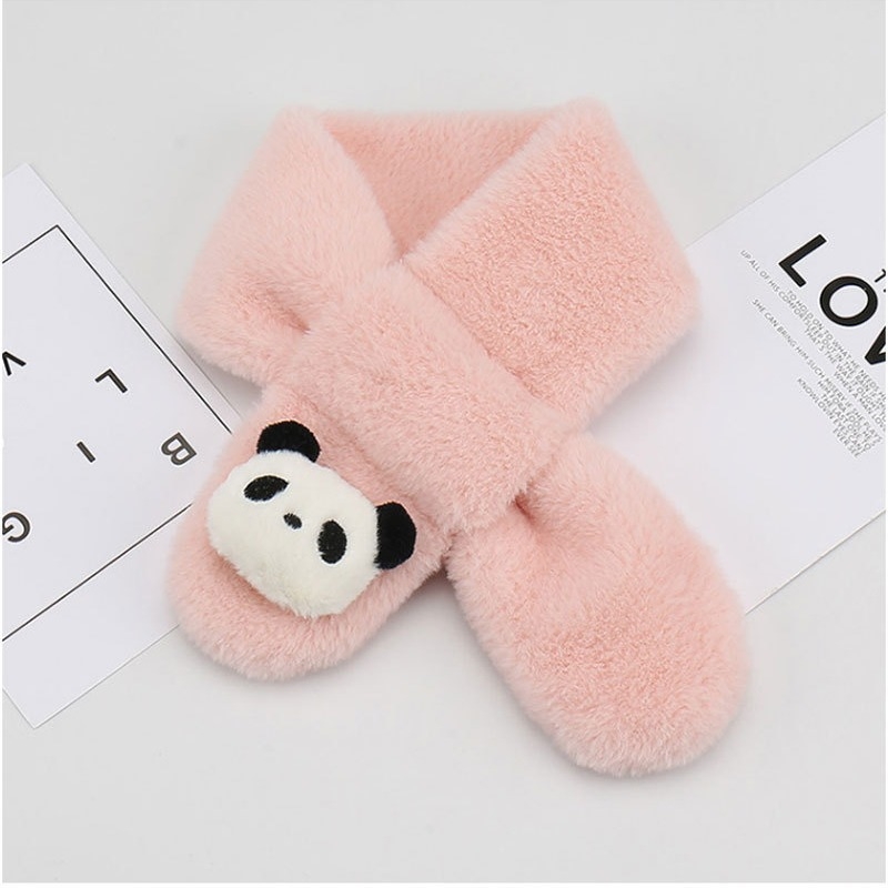 Bērnu šalle, unisex, poliesters, warp adījums, dzīvnieku raksts, karikatūras stils, uztur siltumu.